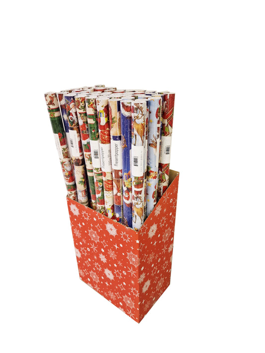 Presentpapper Jul - 50 st rullar i en kartong