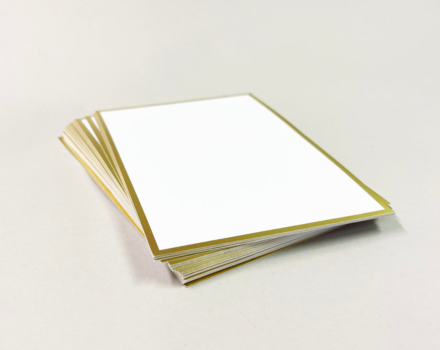 Begravningskort Guld - 9,8 x 14,5cm