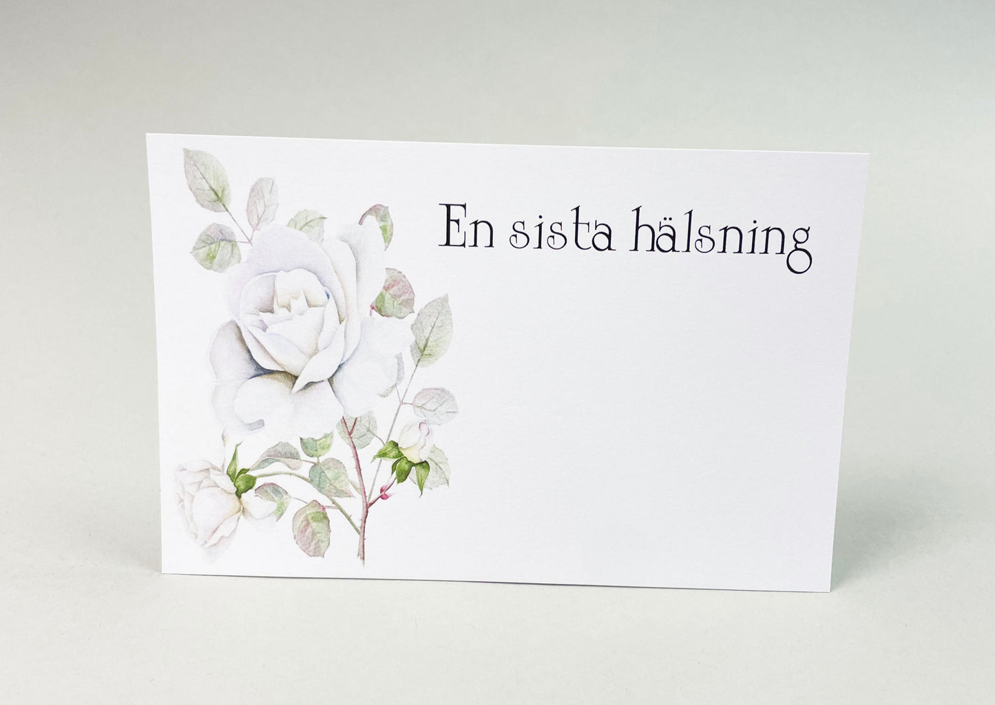 Begravningskort - akvarell