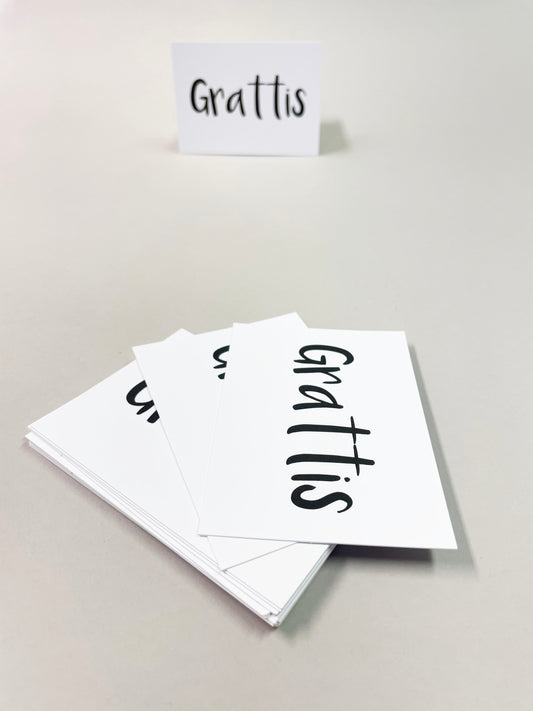 Tag yksinkertainen - 30 kpl