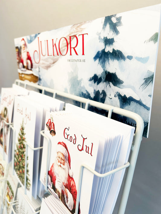 Julkort komplett med ställ