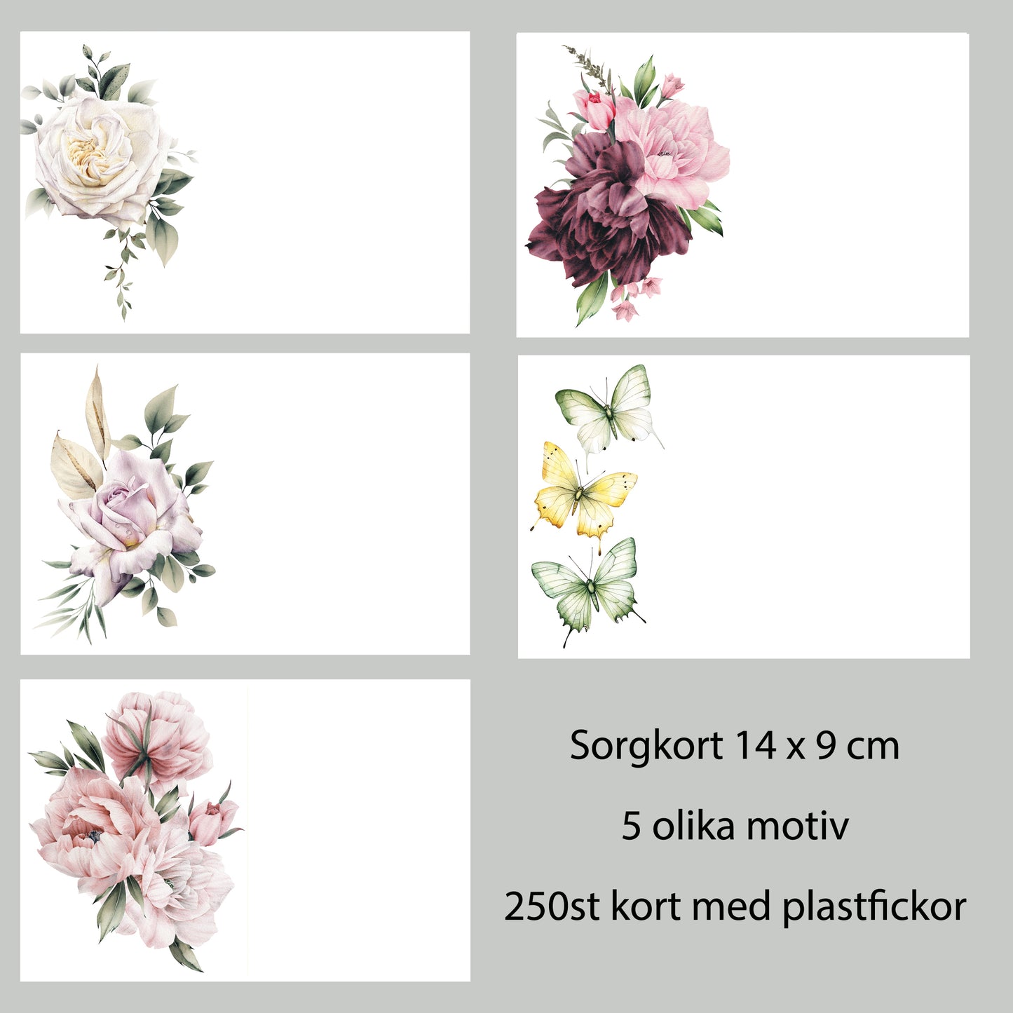 Sorgkort akvarell
