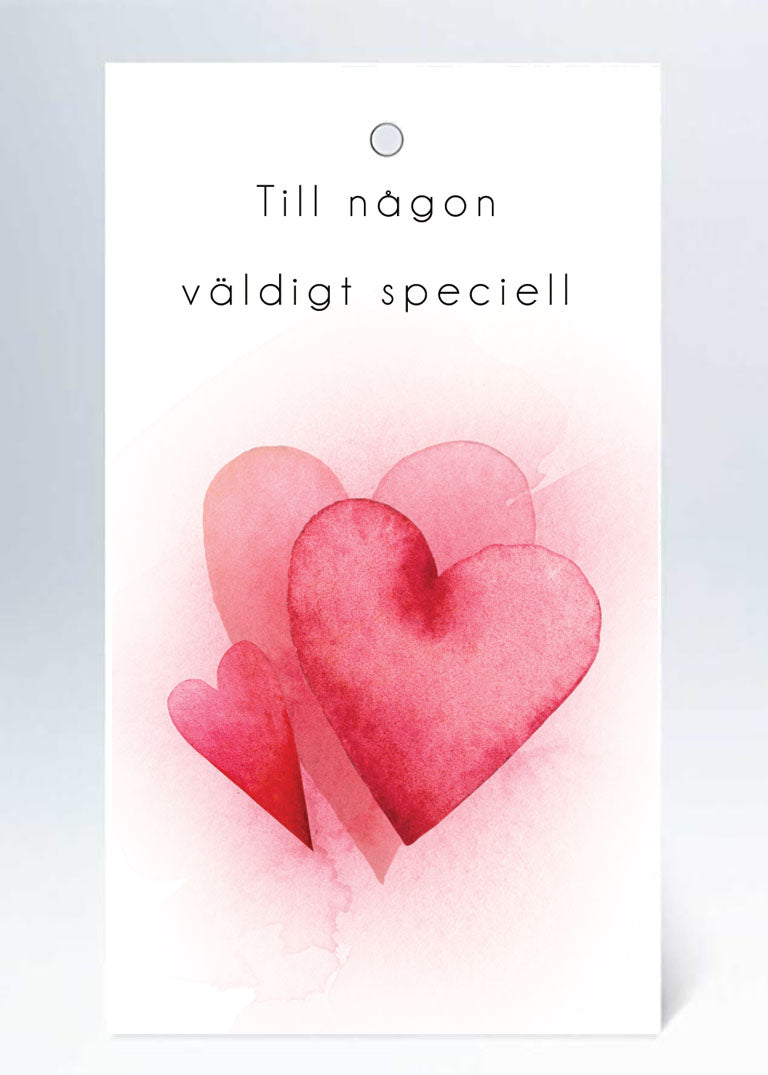 Tags Till någon väldigt speciell röda hjärta akvarell