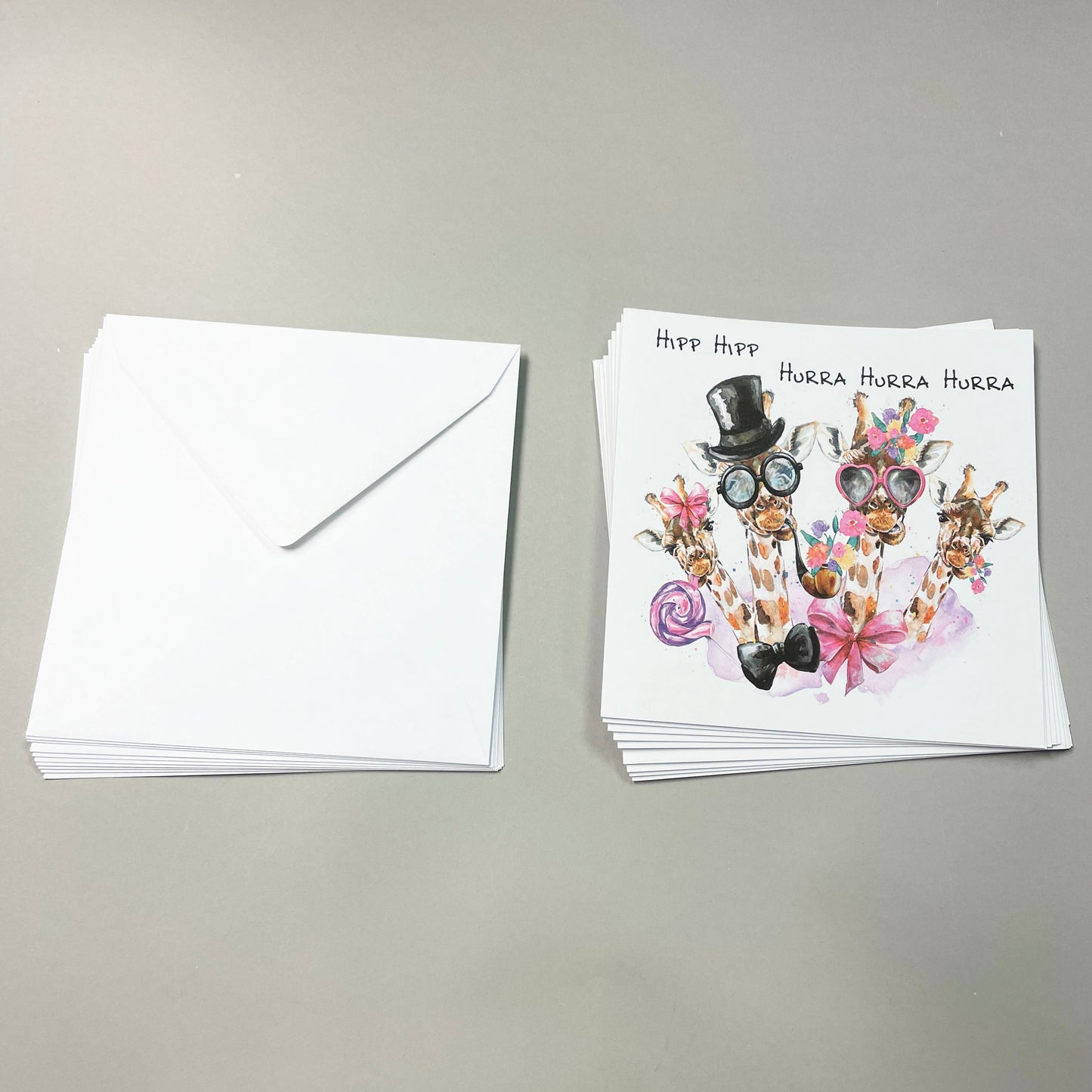 Suuri kortti - 10 kpl kirjekuoren kanssa