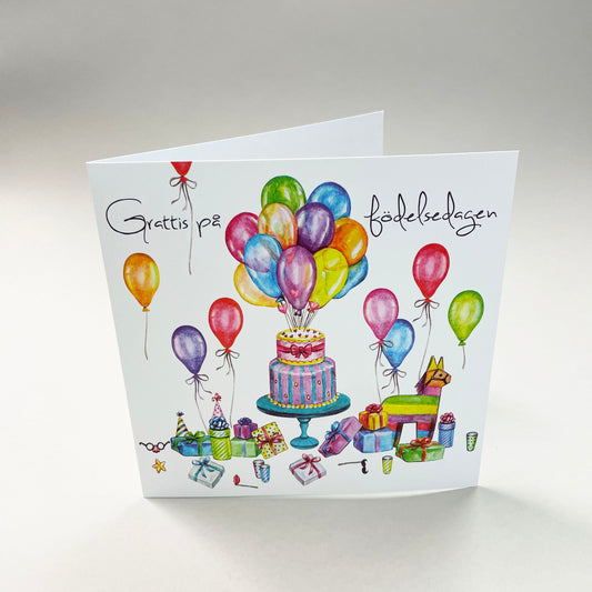 Suuri kortti - 10 kpl kirjekuoren kanssa