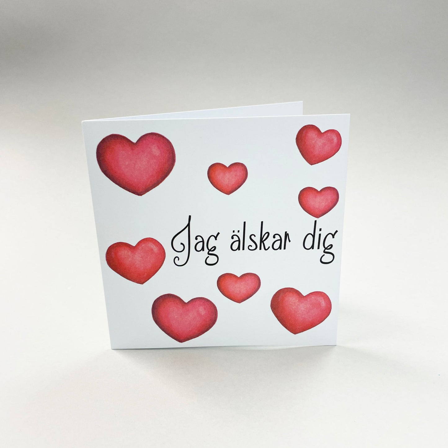 Iso kortti - 10 kpl kirjekuoren kanssa 12,5 x 12,5 cm