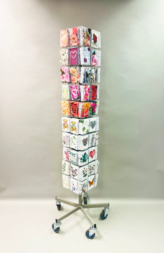 Golvställ 80st motivmed 1600st små kort