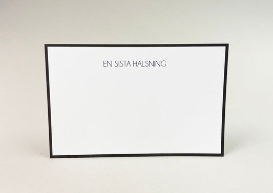 Begravningskort - 9 x 14cm