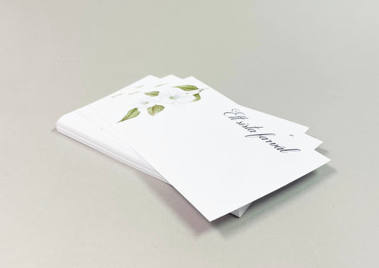 Hautauskortti - 9 x 14 cm