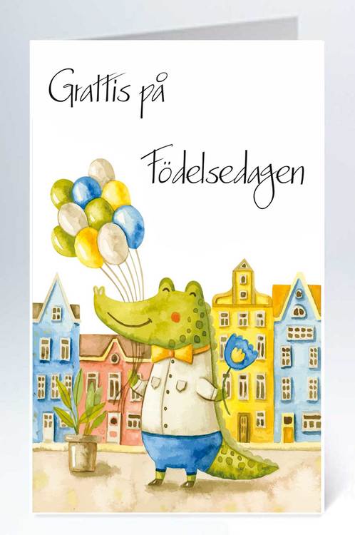 Stort kort - 10st inklusive kuvert