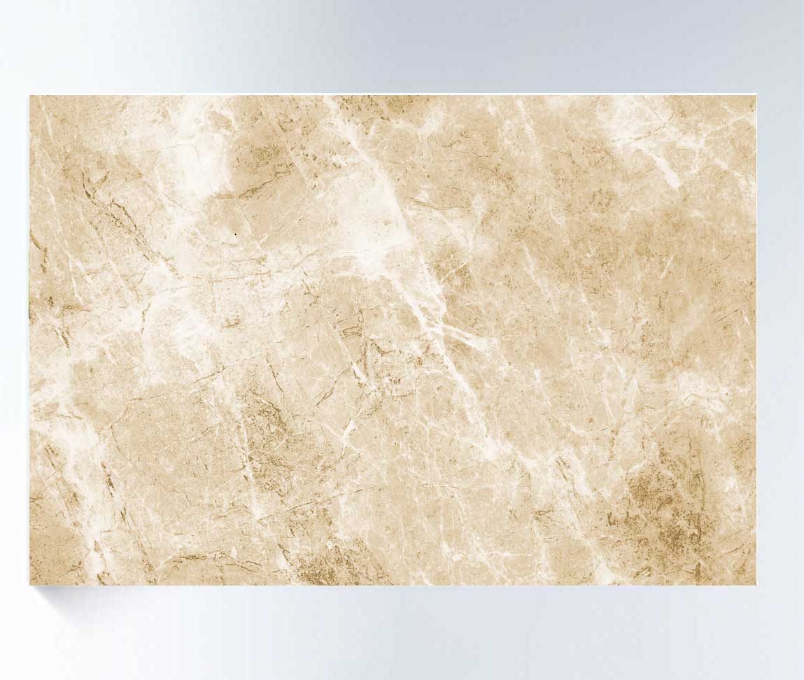 Begravningskort beige marmor- 9 x 14cm