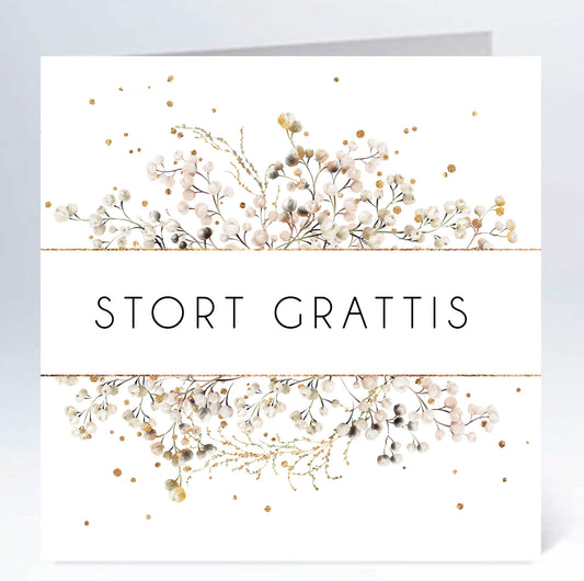 Stort kort 16x16cm Stortgrattis
