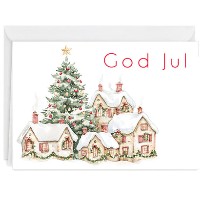 Stort Julkort Julby 10st