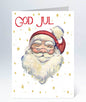 Litet Julkort med tomte - 25st