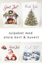 Julpaket med 100st stora Julkort