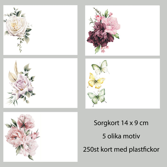 Sorgkort akvarell