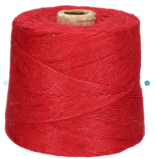 Jutegarn Röd 1kg