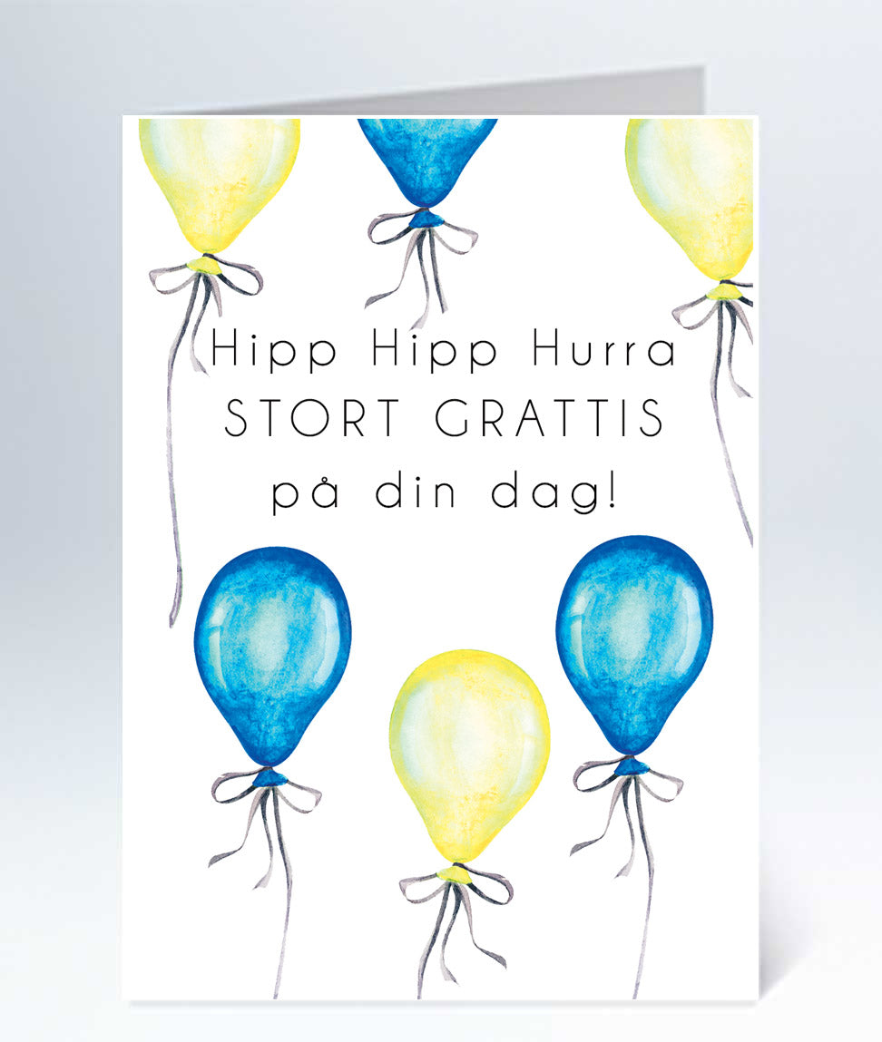 Hipp Hipp Hurra ballonger