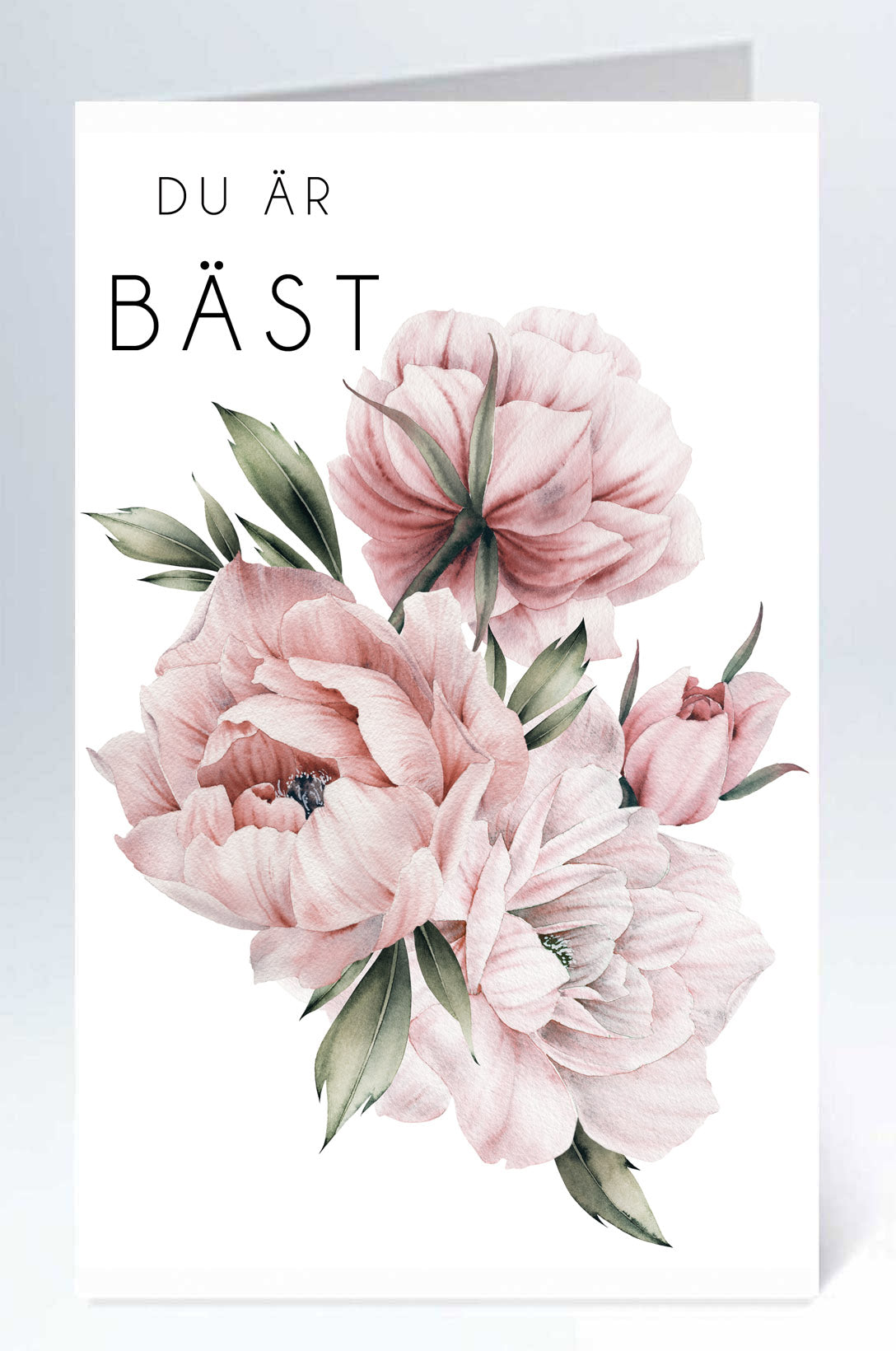 Stort kort Du är bäst pioner