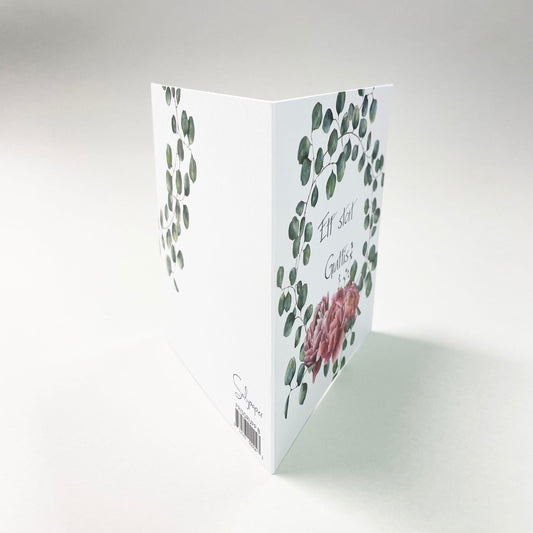 Iso kortti - 10 kpl kirjekuoren kanssa 12,5 x 12,5 cm