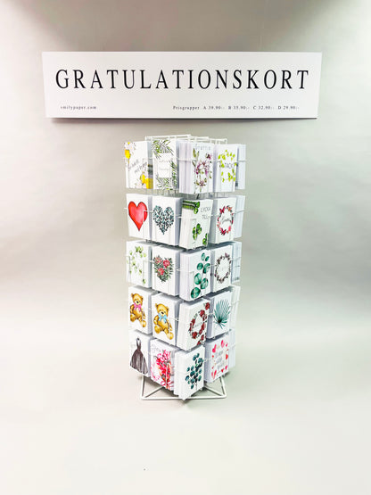 Snurrställ 40 motiv - akvarell