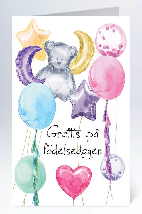 Stort kort - 10st inklusive kuvert